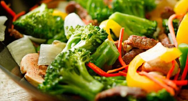 ensalada de verduras para la gastritis